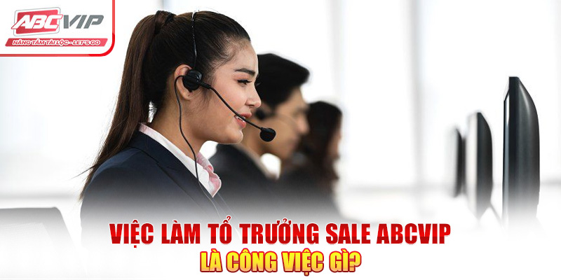 Tổ Trưởng Sale ABCVIP - Cơ Hội Có Mức Lương Hấp Dẫn Nhất 8 Việc làm tổ trưởng sale ABCVIP là công việc gì?